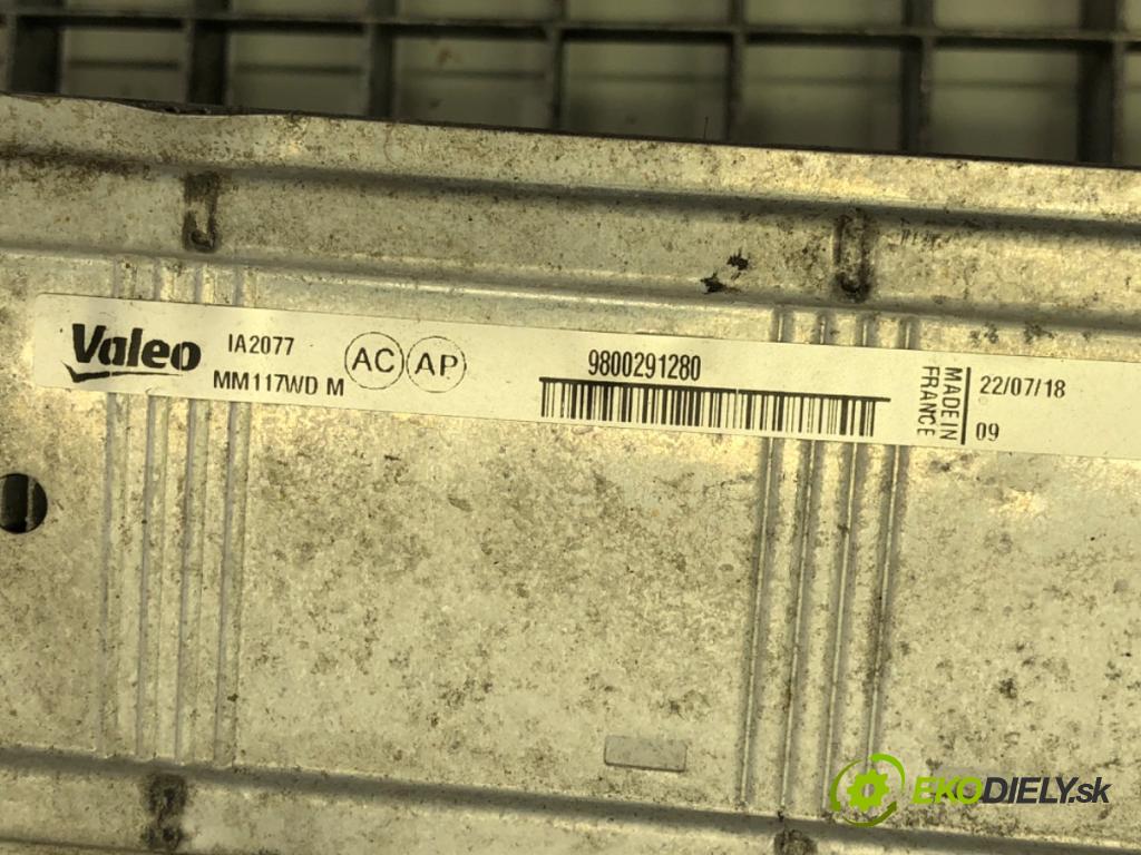 CITROEN BERLINGO II nadwozie wielkoprzestrzenne (MPV) 2018 88 kW 1.6 BlueHDi 120 1560 intercooler 9800291280 (Intercooler (chladič stlačeného vzduchu))