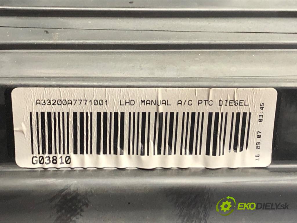 NISSAN QASHQAI J10 SUV 2007 78 kW 1.5 dCi 1461 Výhrevné teleso, radiátor kúrenia komplet KOMBAJN  (Radiátor kúrenia)