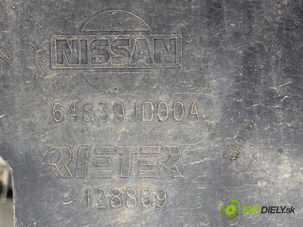 NISSAN QASHQAI J10 SUV 2007 78 kW 1.5 dCi 1461 podblatník levý přední část