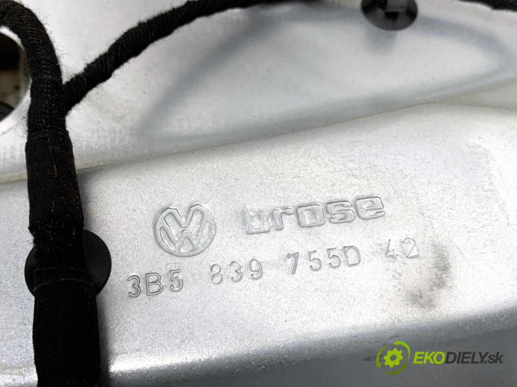 VW PASSAT B5 FL sedan 2000 74 kW 1.9 TDI 1896 mechanismus okna levý zadní část