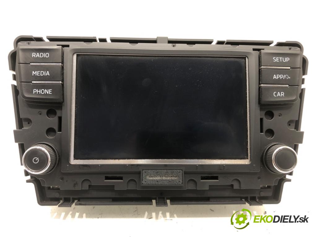 SKODA RAPID liftback 2018 85 kW 1.6 TDI 1598 RADIO 5JA035871C (Audio zariadenie)