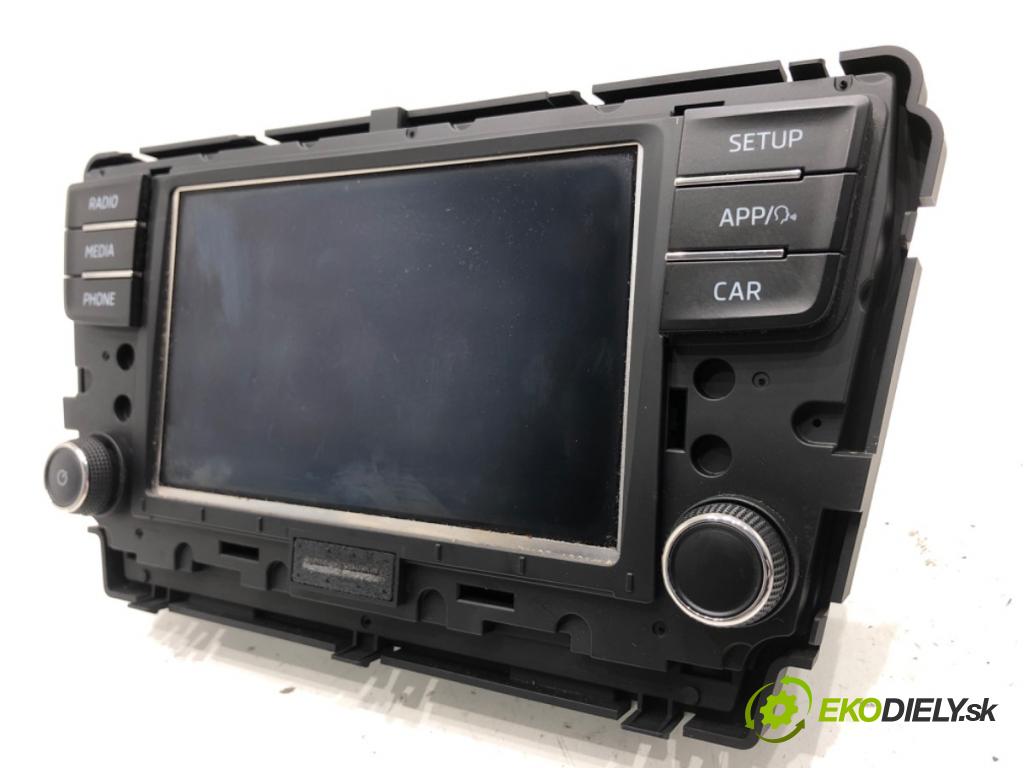 SKODA RAPID liftback 2018 85 kW 1.6 TDI 1598 RADIO 5JA035871C (Audio zariadenie)