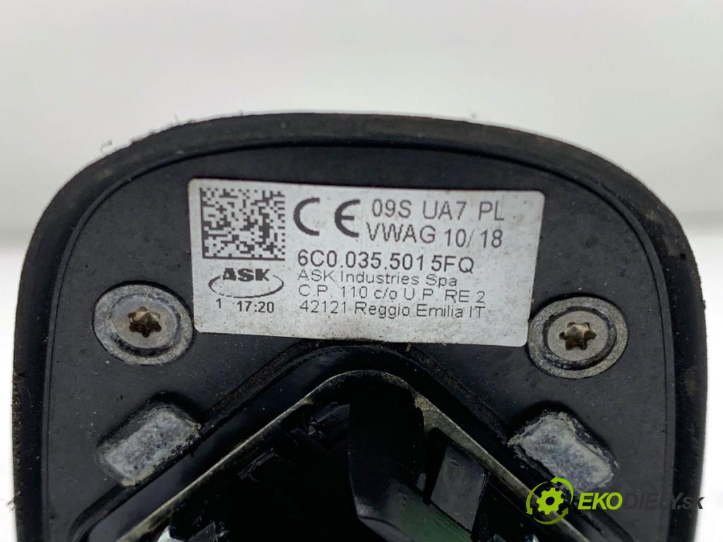 SKODA RAPID liftback 2018 85 kW 1.6 TDI 1598 ANTENA 6C0035501