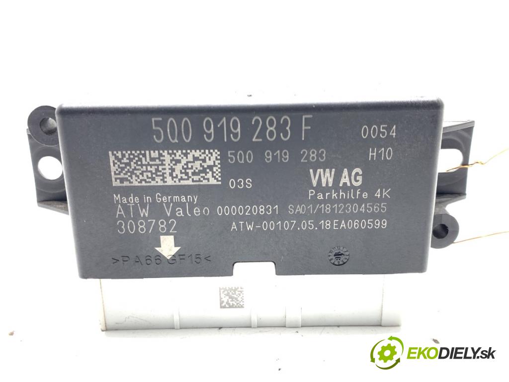 SKODA RAPID liftback 2018 85 kW 1.6 TDI 1598 Modul PDC 5Q0919283F (Riadiaca jednotka ostatné)