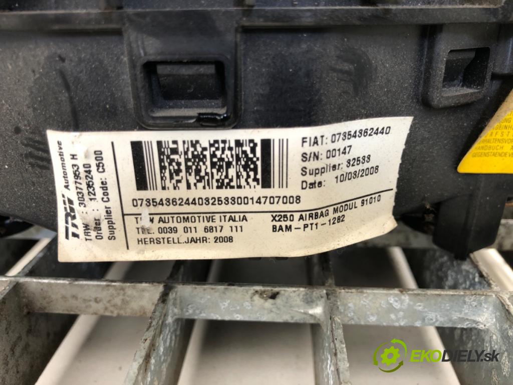 PEUGEOT BOXER II Platforma / podwozie 2008 88 kW 2.2 BlueHDi 120 2179 AirBag volantu 07354362440 (Airbag)