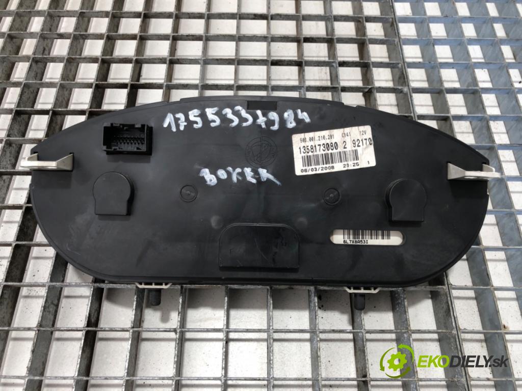 PEUGEOT BOXER II Platforma / podwozie 2008 88 kW 2.2 BlueHDi 120 2179 Prístrojovka 1358173080 (Prístrojová doska)