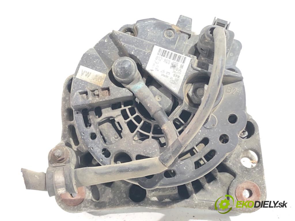 SKODA FABIA I Kombi 2007 59 kW 1.4 16V 1390 Alternátor 037903025M (Alternátor)
