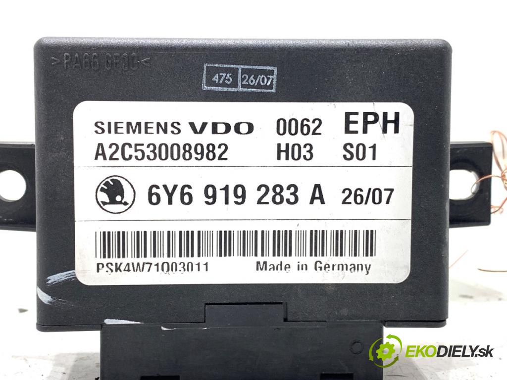 SKODA FABIA I Kombi 2007 59 kW 1.4 16V 1390 Modul PDC 6Y6919283A (Riadiaca jednotka ostatné)