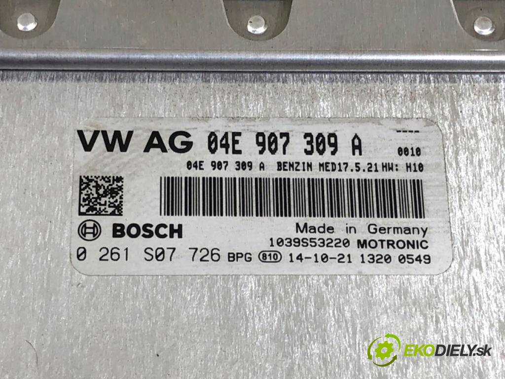 VW GOLF VII liftback 2014 90 kW 1.4 TSI 1395 riadiaca jednotka Motor 04E907309A (Riadiaca jednotka)