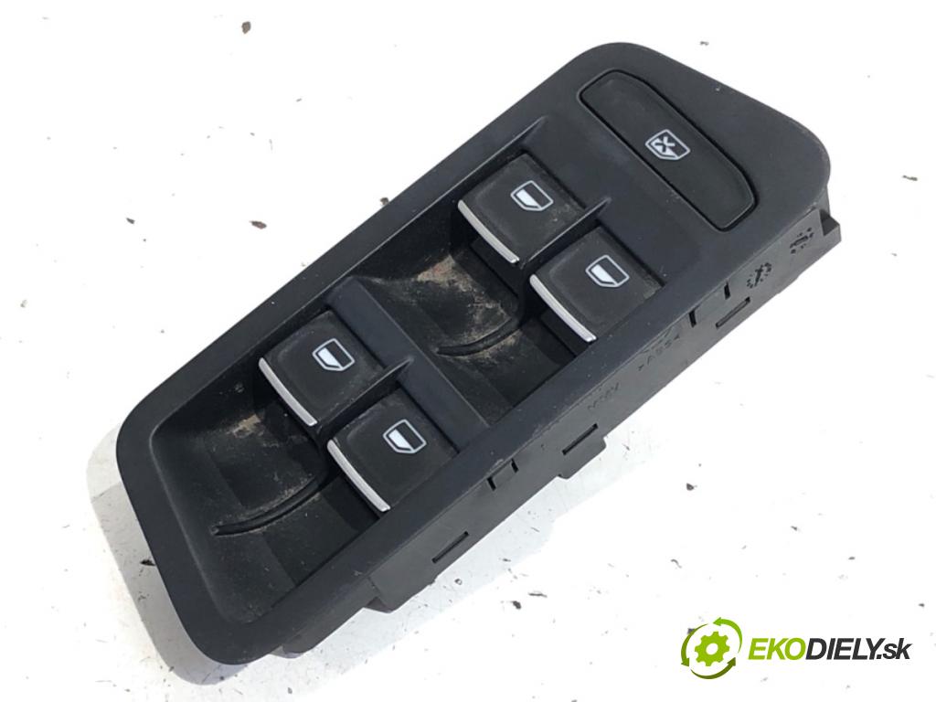 VW GOLF VII liftback 2014 90 kW 1.4 TSI 1395 Prepínač okien 5G0959857C (Prepínacie páčky pod volantom)