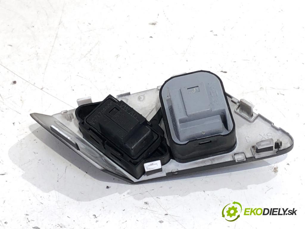 VW GOLF VII liftback 2014 90 kW 1.4 TSI 1395 Prepínač nastavenia spätných zrkadiel 5G0959565AC (Prepínacie páčky pod volantom)