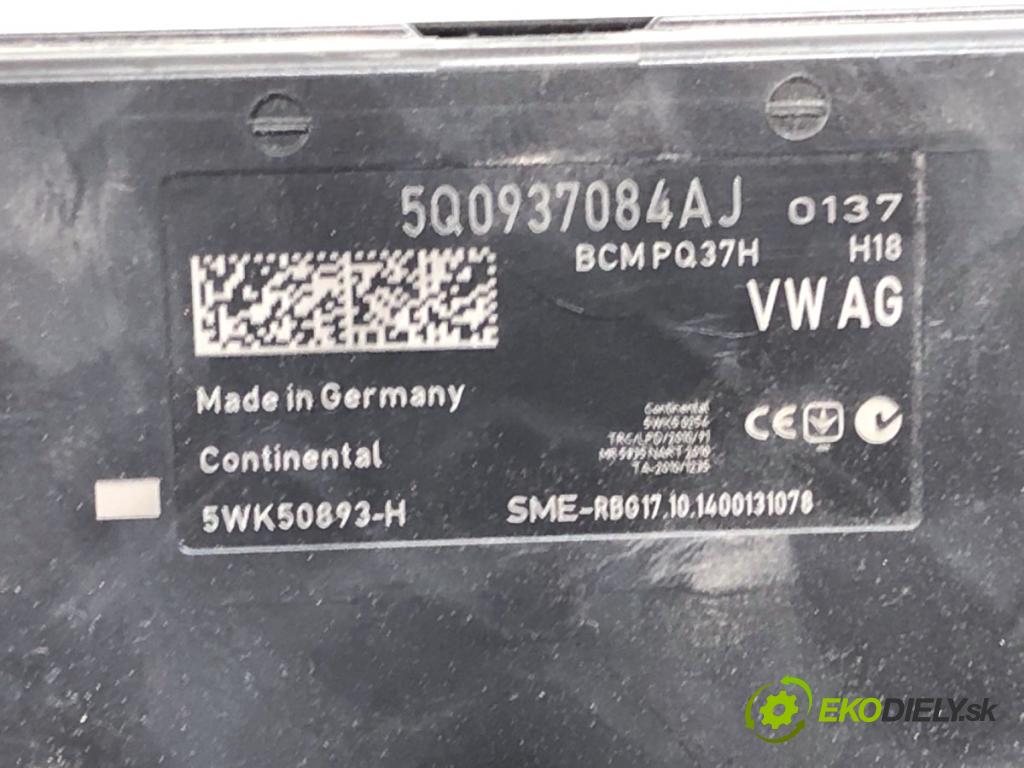 VW GOLF VII liftback 2014 90 kW 1.4 TSI 1395 Modul BCM 5Q0937084AJ (Riadiaca jednotka ostatné)