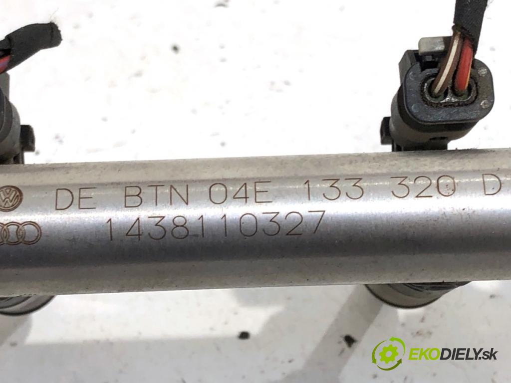 VW GOLF VII liftback 2014 90 kW 1.4 TSI 1395 Lišta vstrekovacia 04E133320D (Vstrekovacia lišta)