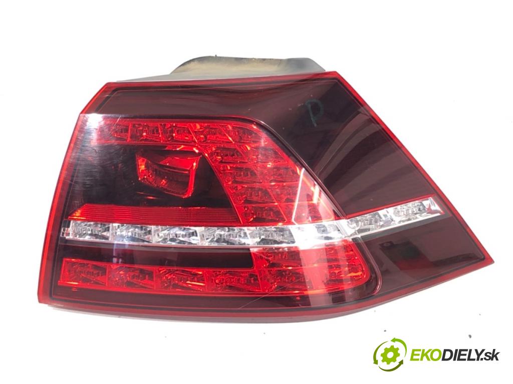 VW GOLF VII liftback 2014 90 kW 1.4 TSI 1395 světlo pravý zadní část 5G0945208