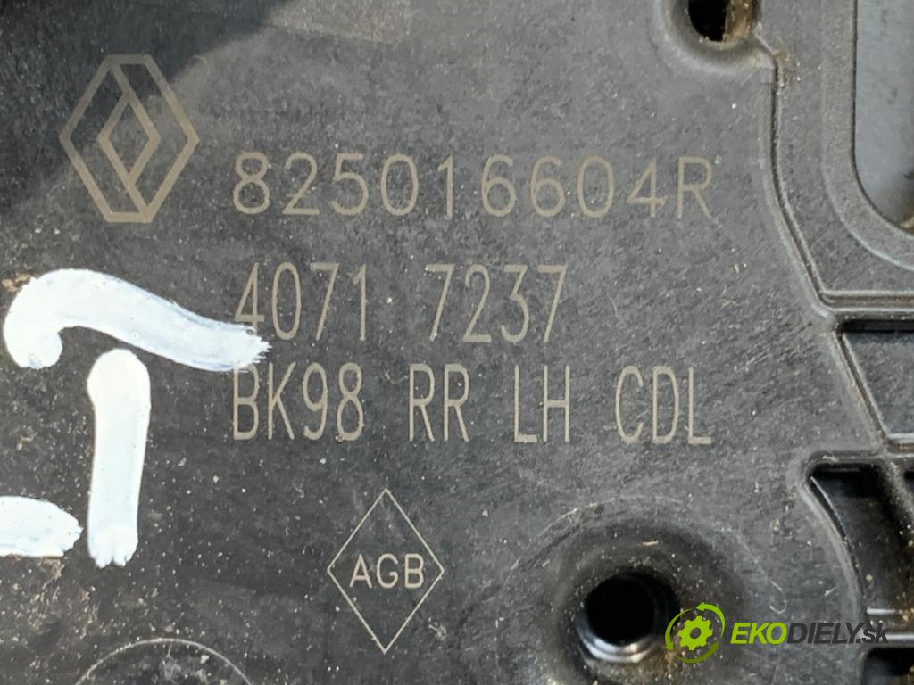 RENAULT CLIO IV liftback 2017 55 kW 1.5 dCi 75 1461 zámok dveře levý zadní část 825016604R