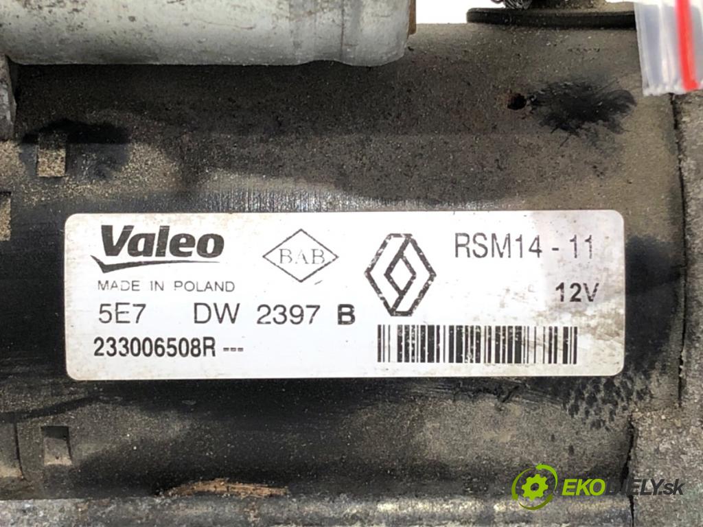 RENAULT CLIO IV liftback 2017 55 kW 1.5 dCi 75 1461 Štartér 233006508R (Štartér)