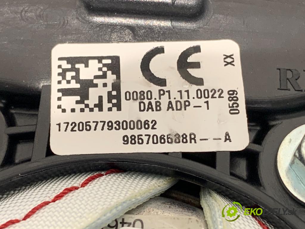 RENAULT CLIO IV liftback 2017 55 kW 1.5 dCi 75 1461 AirBag volantu 985706588R (Airbag)