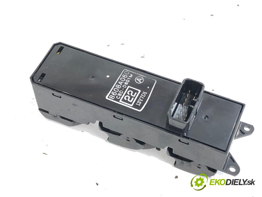 PEUGEOT 4007 SUV 2008 115 kW 2.2 HDi 2179 Prepínač okien 8608A060 (Prepínacie páčky pod volantom)