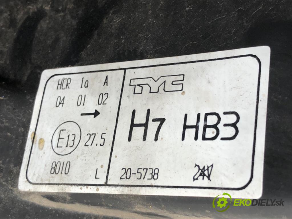 OPEL ZAFIRA A nadwozie wielkoprzestrzenne (MPV) 2000 60 kW 2.0 DI 16V (F75) 1995 Svetlomet ľavy predný