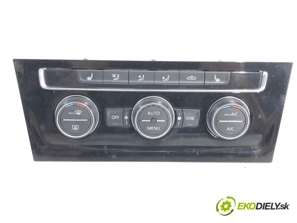 VW GOLF VII liftback 2014 90 kW 1.4 TSI 1395 Panel ovládaní topení 5G0907044AN (Páčky pod volantem)