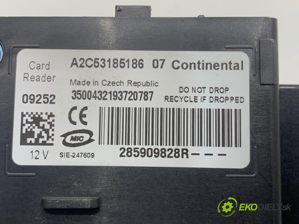 RENAULT GRAND SCENIC III nadwozie wielkoprzestrzenne (MPV) 2009 96 kW 1.4 16V (JZ0F) 1397 spinačka 285909828R (Spínacia skrinka)