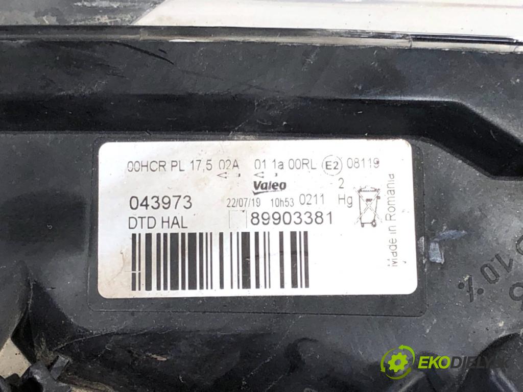 RENAULT GRAND SCENIC III nadwozie wielkoprzestrzenne (MPV) 2009 96 kW 1.4 16V (JZ0F) 1397 světlomet pravý přední část 89903381
