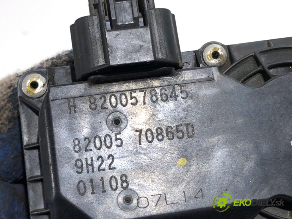 RENAULT GRAND SCENIC III nadwozie wielkoprzestrzenne (MPV) 2009 96 kW 1.4 16V (JZ0F) 1397 Škrtiaca klapka 8200570865D (Škrtiaca klapka)