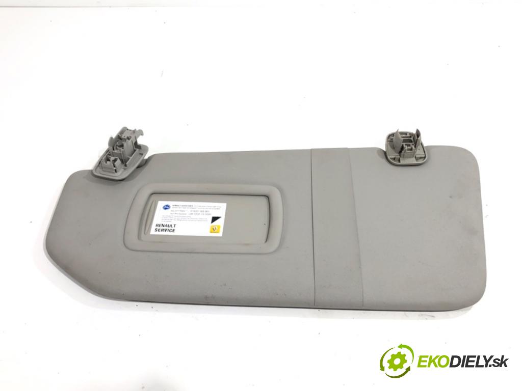 RENAULT GRAND SCENIC III nadwozie wielkoprzestrzenne (MPV) 2009 96 kW 1.4 16V (JZ0F) 1397 clona sluneční levý