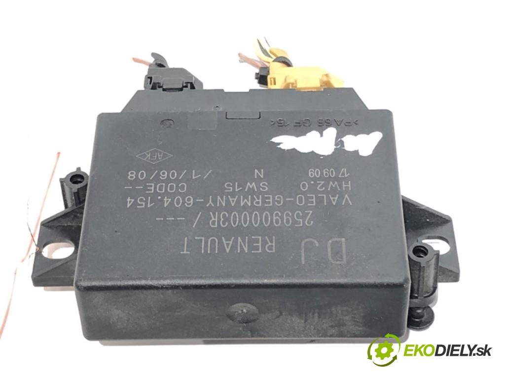 RENAULT GRAND SCENIC III nadwozie wielkoprzestrzenne (MPV) 2009 96 kW 1.4 16V (JZ0F) 1397 Modul PDC 259900003R (Riadiaca jednotka ostatné)