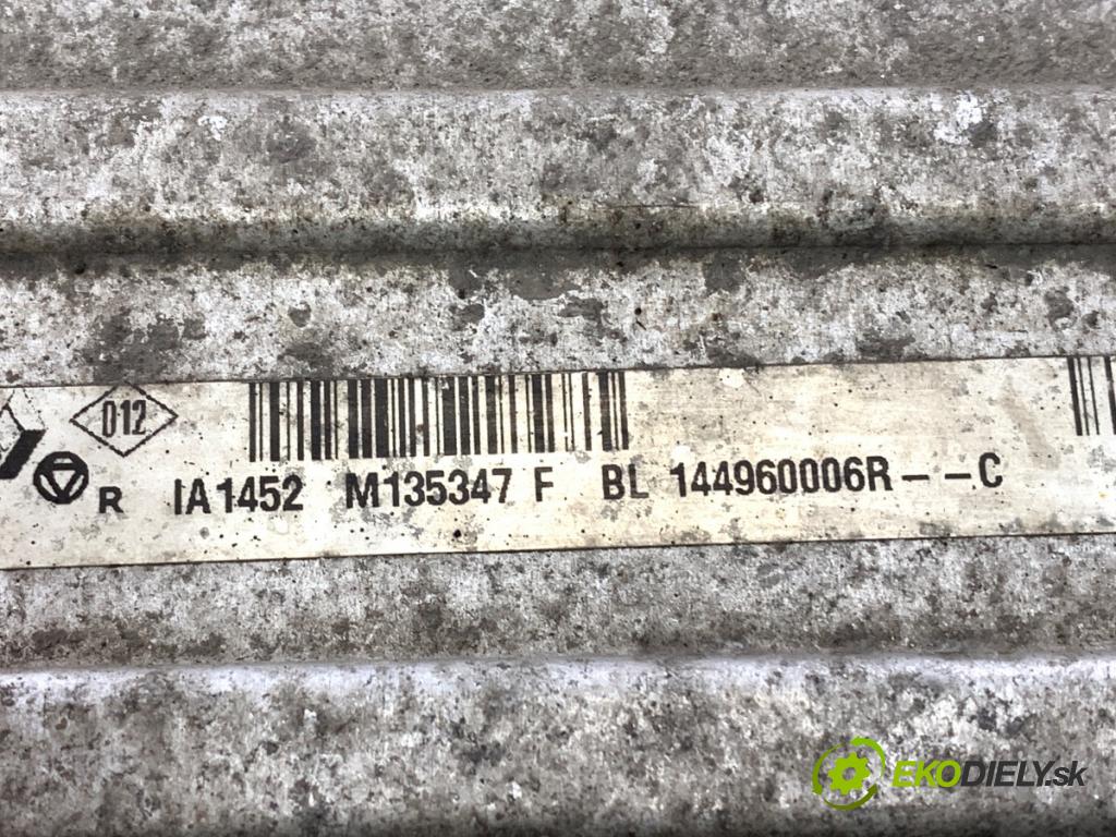 RENAULT GRAND SCENIC III nadwozie wielkoprzestrzenne (MPV) 2009 96 kW 1.4 16V (JZ0F) 1397 intercooler 144960006R (Intercooler (chladič stlačeného vzduchu))