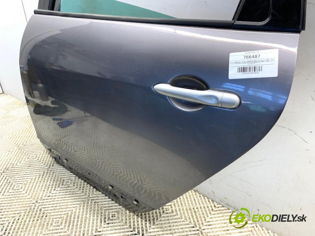 RENAULT GRAND SCENIC III nadwozie wielkoprzestrzenne (MPV) 2009 96 kW 1.4 16V (JZ0F) 1397 dveře levý zadní část TEKNG