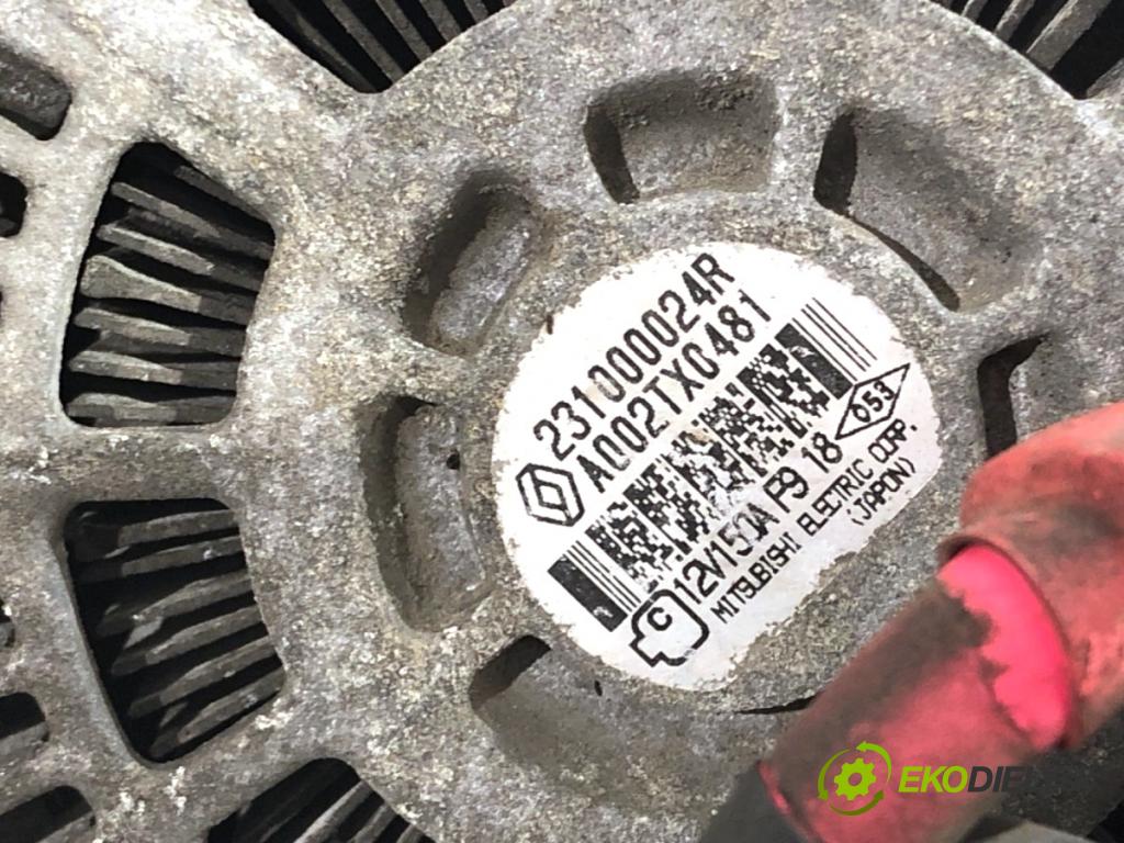 RENAULT GRAND SCENIC III nadwozie wielkoprzestrzenne (MPV) 2009 96 kW 1.4 16V (JZ0F) 1397 Alternátor 231000024R (Alternátor)