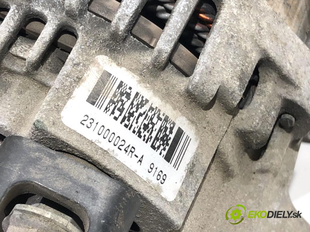 RENAULT GRAND SCENIC III nadwozie wielkoprzestrzenne (MPV) 2009 96 kW 1.4 16V (JZ0F) 1397 Alternátor 231000024R (Alternátor)