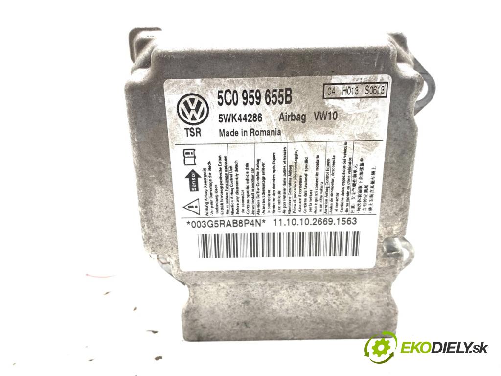 VW GOLF VI liftback 2011 63 kW 1.2 TSI 1197 senzor airbag 5C0959655B (Snímač)