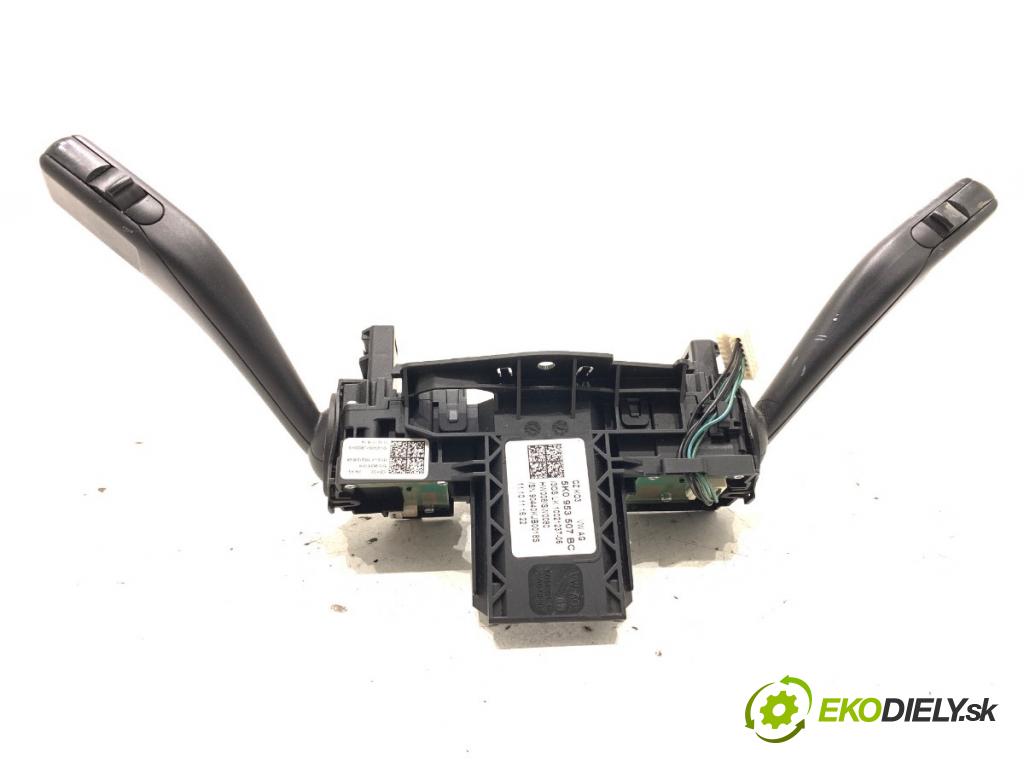 VW GOLF VI liftback 2011 63 kW 1.2 TSI 1197 Prepínač kombinovaný 5K0953507BC (Prepínacie páčky pod volantom)