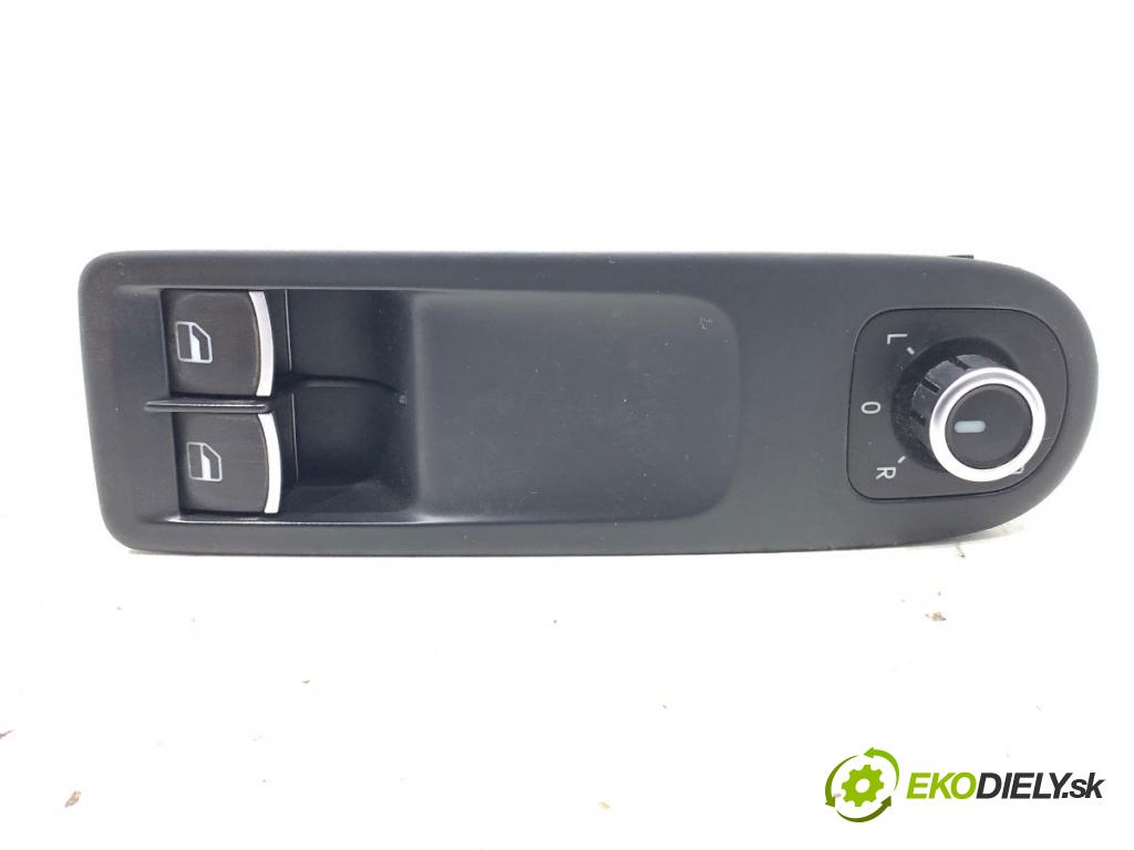 VW GOLF VI liftback 2011 63 kW 1.2 TSI 1197 Prepínač okien 5K0867255 (Prepínacie páčky pod volantom)