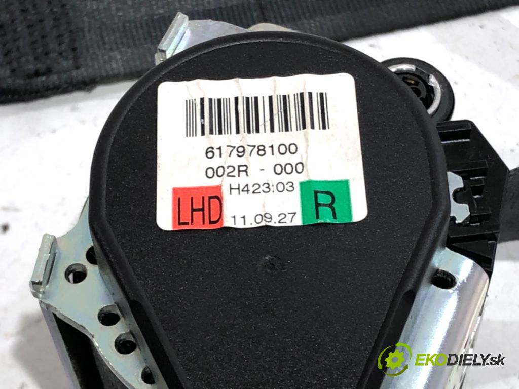 VW GOLF VI liftback 2011 63 kW 1.2 TSI 1197 držák bezpečnost pravý přední část 1K3857706AC