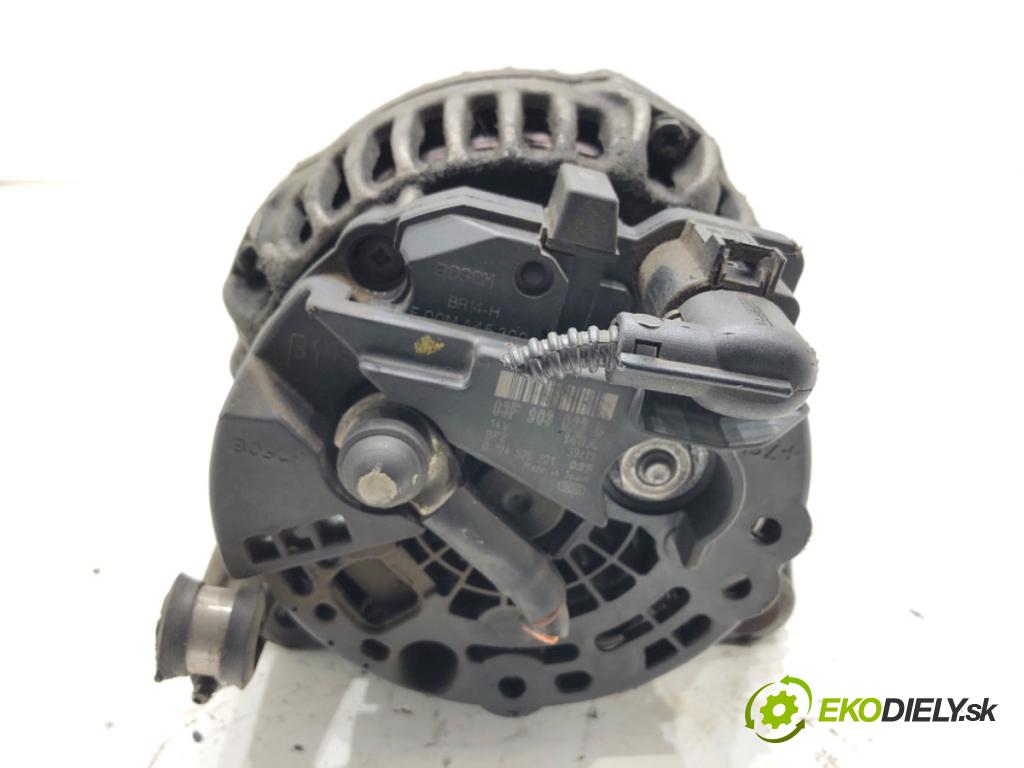VW GOLF VI liftback 2011 63 kW 1.2 TSI 1197 Alternátor 03F903023D (Alternátor)