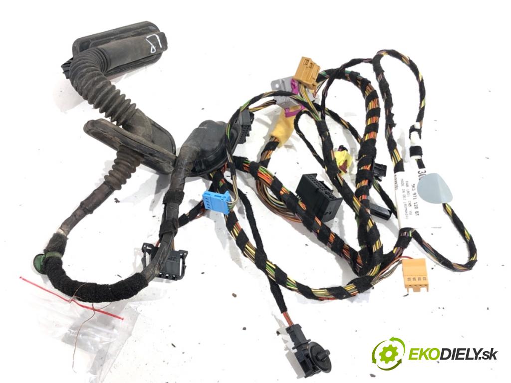 VW GOLF VI liftback 2011 63 kW 1.2 TSI 1197 Káblovačka Dvere predný ľavy 5K3971120BT