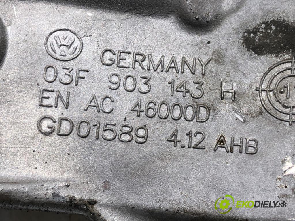 VW GOLF VI liftback 2011 63 kW 1.2 TSI 1197 Obal filtra oleja 03F903143H 03F117021A (Obal olejového filtra)