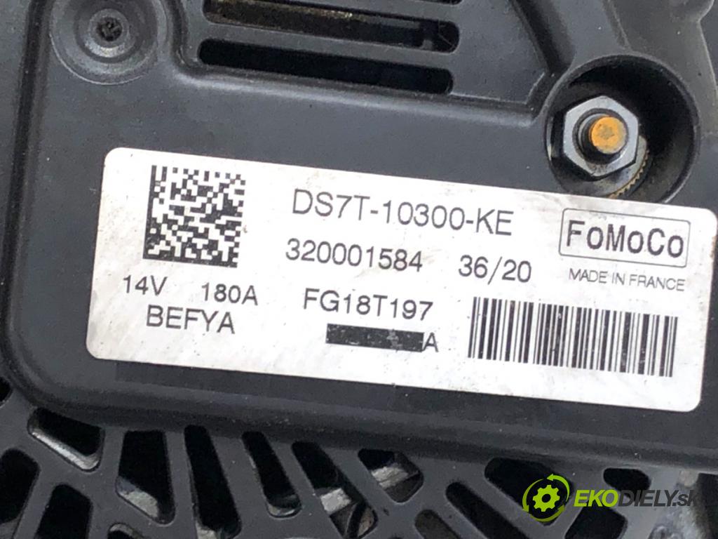 FORD S-MAX nadwozie wielkoprzestrzenne (MPV) 2017 110 kW 2.0 TDCi 1997 Alternátor DS7T-10300-KE (Alternátor)