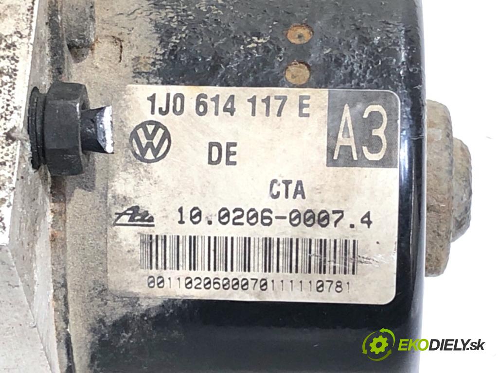 SEAT LEON I liftback 2001 77 kW 1.6 16 V 1598 Pumpa ABS 1J0614117E (Pumpa ABS)