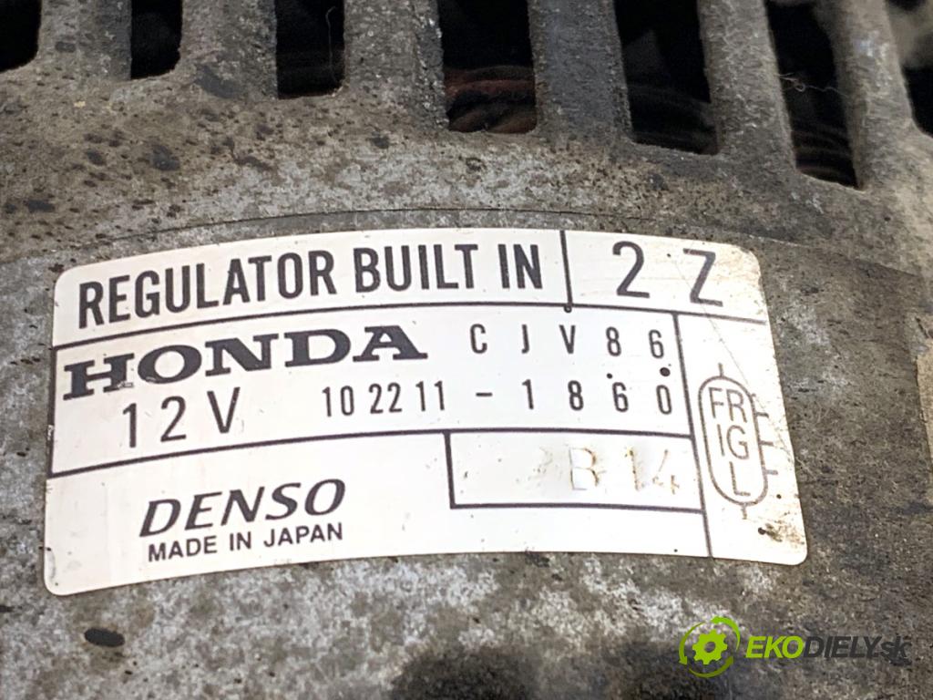 HONDA CR-V I SUV 2000 108 kW 2.0 16V 4WD (RD1, RD3) 1973 Alternátor 102211-1860 (Alternátor)