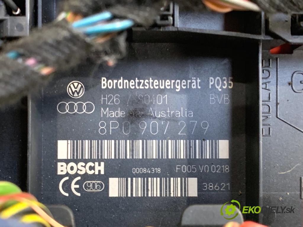 AUDI A3 8P liftback 2003 103 kW 2.0 TDI 1968 Modul BORDNETZ "8P0907279" (Riadiaca jednotka ostatné)