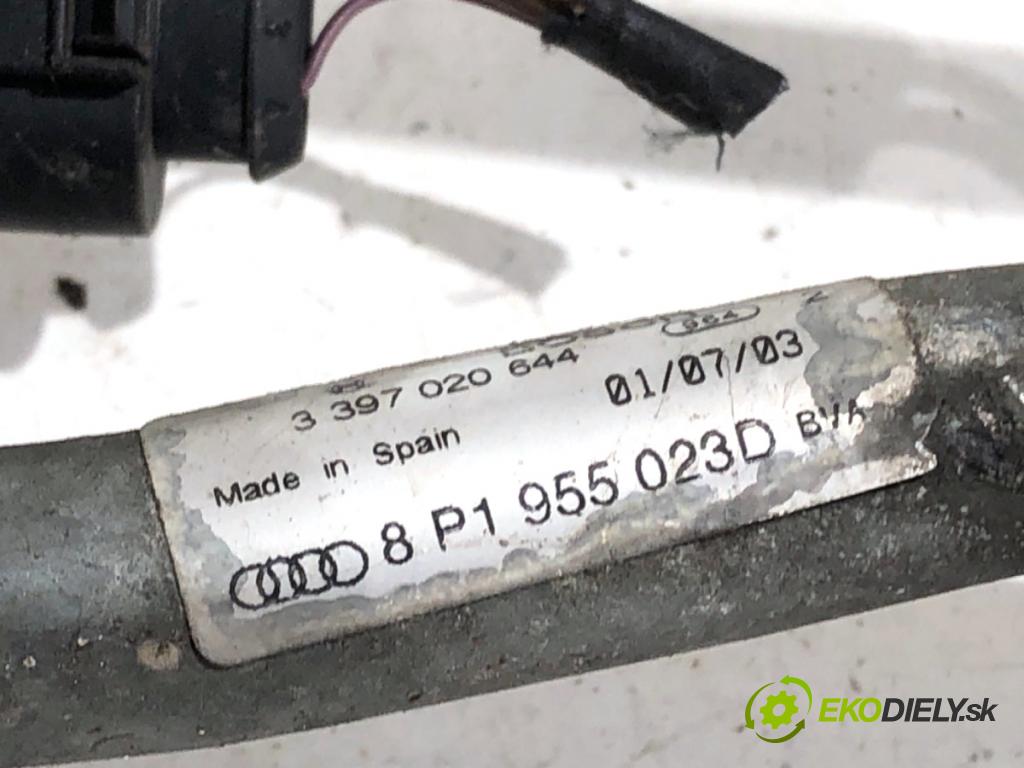 AUDI A3 8P liftback 2003 103 kW 2.0 TDI 1968 Mechanizmus stieračov predný 8P1955023D (Motorček stieračov predný)