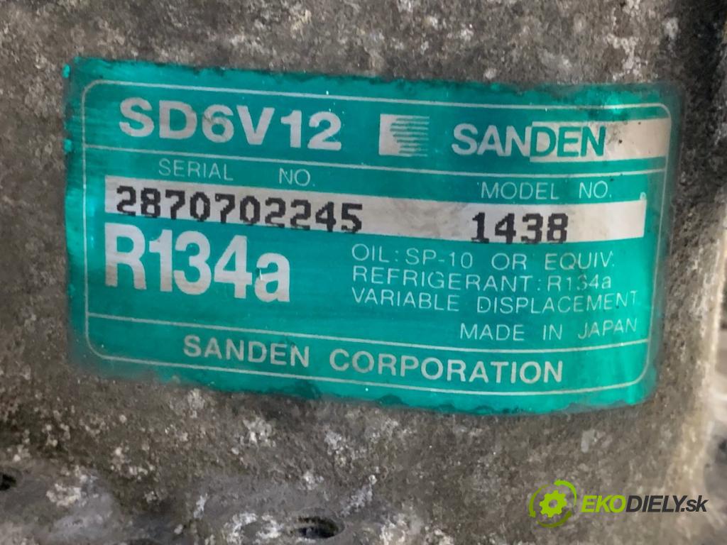 PEUGEOT 307 liftback 2002 80 kW 1.6 16V 1587 Kompresor klimatizácie SD6V12 (Kompresor klimatizácie)