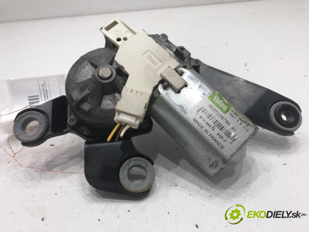 PEUGEOT 307 liftback 2002 80 kW 1.6 16V 1587 motor stěračů zadní část 9637158780