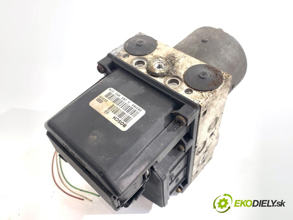 PEUGEOT 307 liftback 2002 80 kW 1.6 16V 1587 Pumpa ABS 0265950074 (Pumpa ABS)