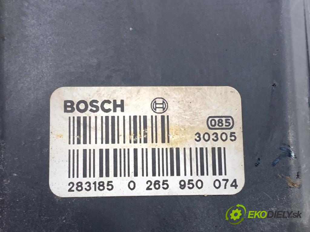 PEUGEOT 307 liftback 2002 80 kW 1.6 16V 1587 Pumpa ABS 0265950074 (Pumpa ABS)