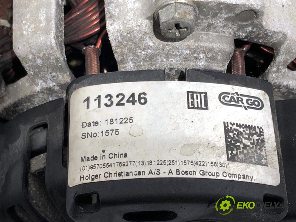 PEUGEOT 307 liftback 2002 80 kW 1.6 16V 1587 Alternátor  (Alternátor)